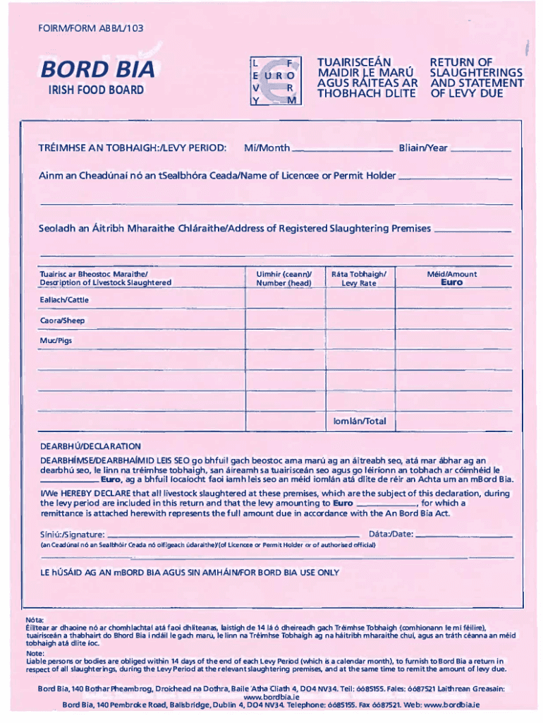 Fillable Online export-levy-form.pdf Fax Email Print - pdfFiller