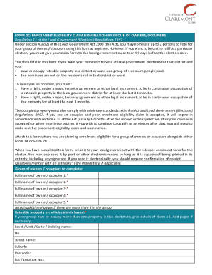 Fillable Online form-2c-enrolment-eligibility-claim-nomination-by-group ...