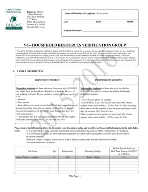 2015-2016 V6 Household Resources Verification Group - Financial Aid - Ohlone College - ohlone