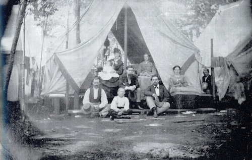 Vintage photos of the Centre County Grange Encampment and Fair