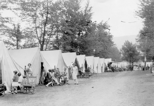 Vintage photos of the Centre County Grange Encampment and Fair