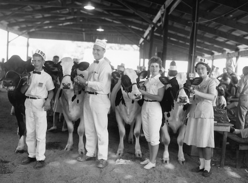 Vintage photos of the Centre County Grange Encampment and Fair