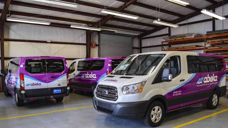 Pensacola Sign - Fleet Wrap for Abeka Books Vans