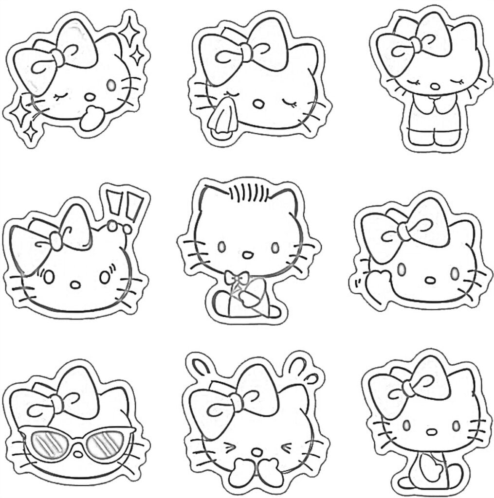 Desen Kawai Kitty