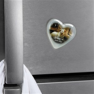 Pet Memorial Personalized Acrylic Heart Magnet - 39246