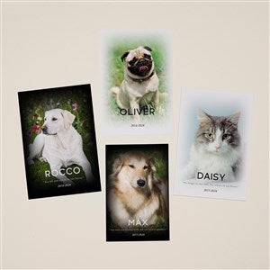 Photo Pet Memorial Personalized Set of 4 Replacement Panels - 48447-S