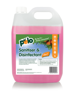 SANITISER AND DISINFECTANT 5L bottle