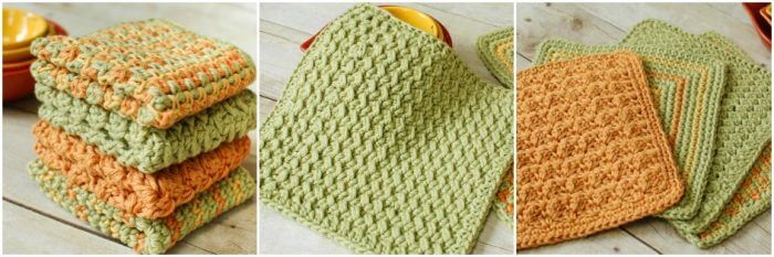 Free crochet dishcloth patterns