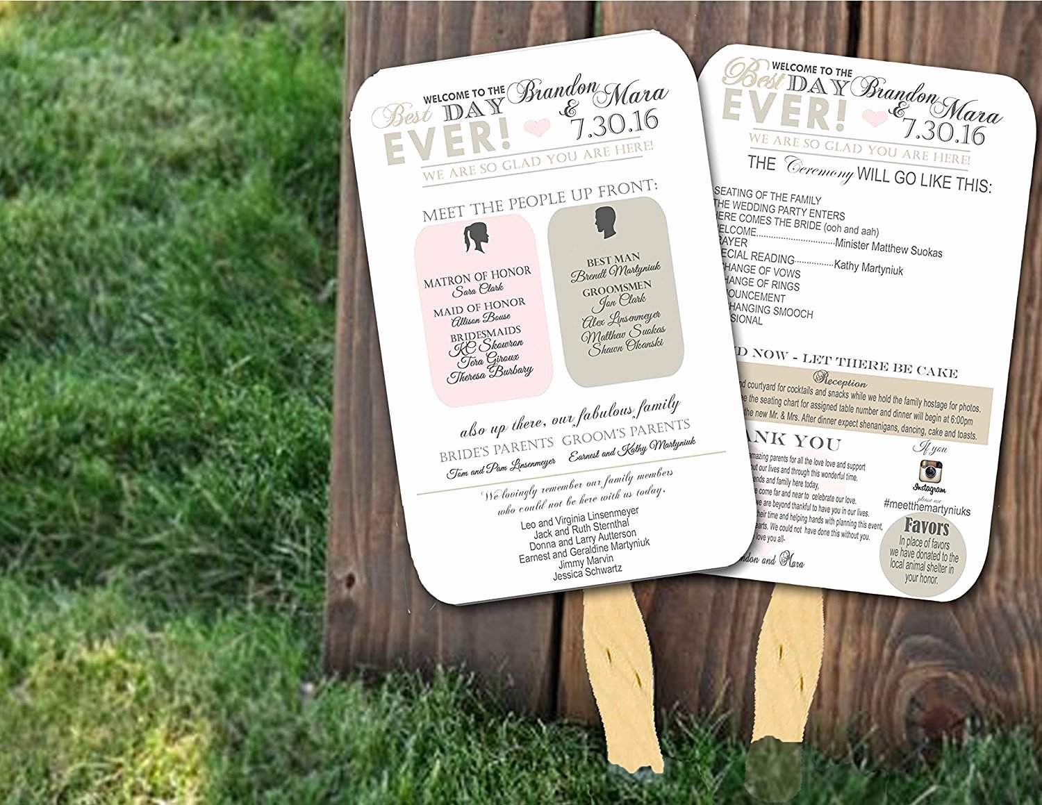 Free Wedding Program Fan Templates Inspirational top 10 Best Wedding Programs to Buy Line