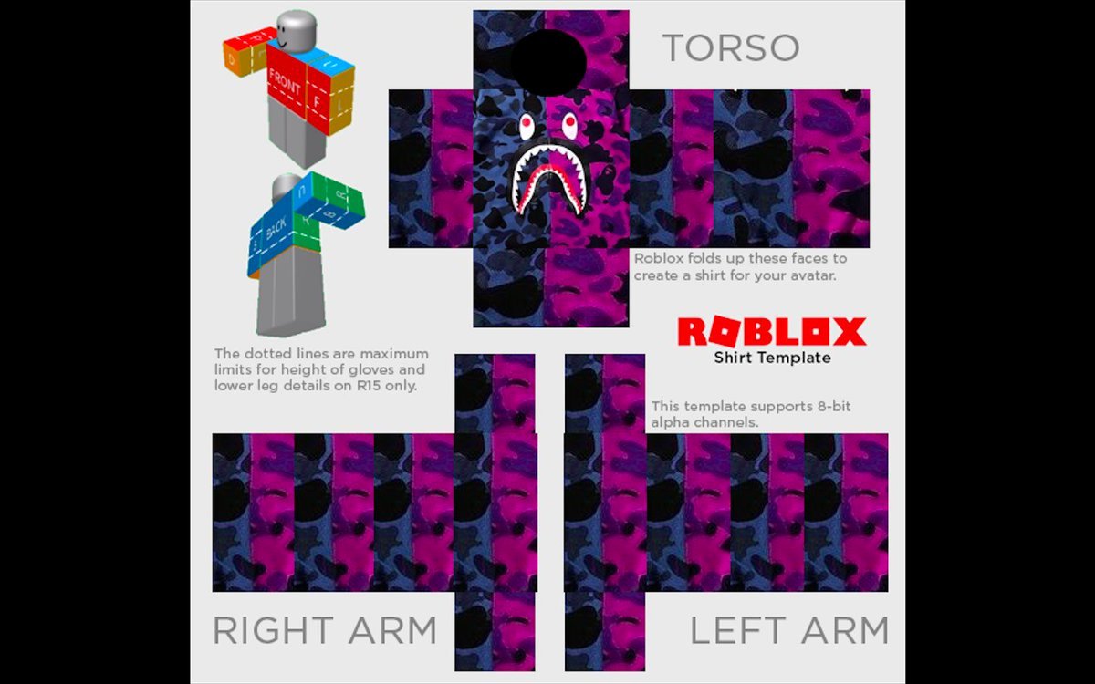 Supreme Roblox Shirt Template