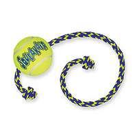 Kong AirDog Squeaker Ball with Rope