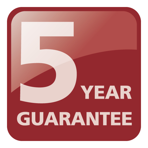 5 Year Warranty