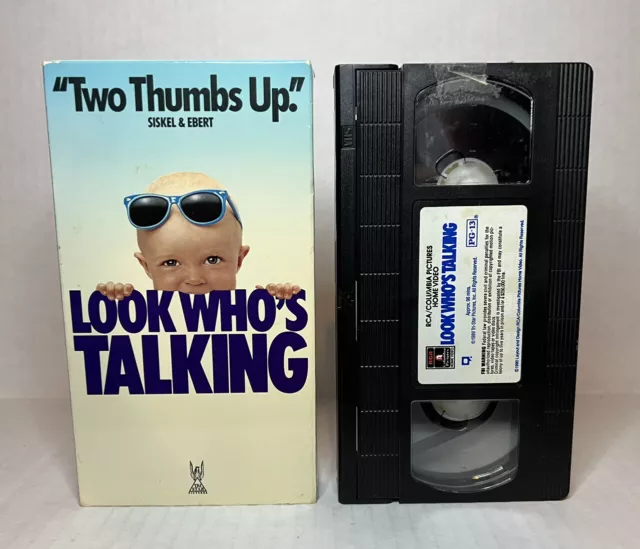 LOOK WHOS TALKING (VHS, 1989) Kirstie Alley John Travolta £3.61 ...