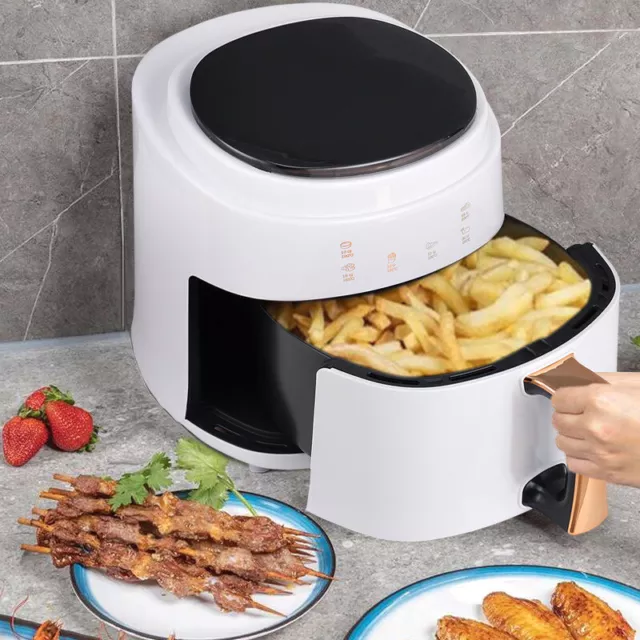 8L AIR FRYER with Timer Low Fat Healthy Food Oven Cooker Oil Free ...