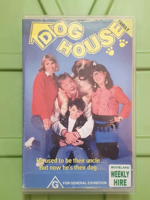 DOG HOUSE VHS ex-rental video tape Children Family comedy 1990 movie Tv ...