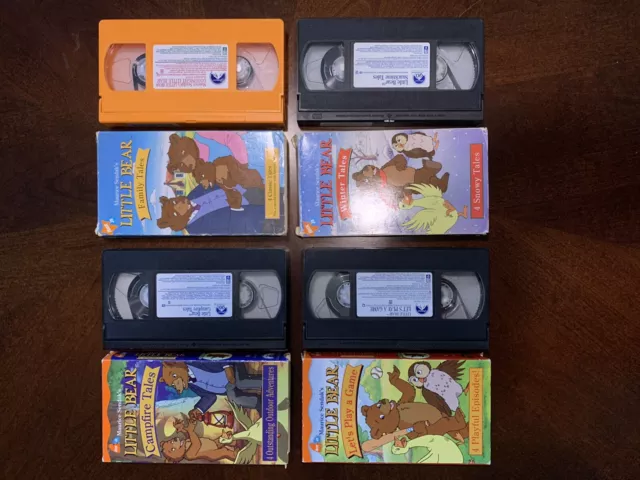 MAURICE SENDAK’S LITTLE Bear VHS Lot of 4 - 2 Covers Don’t Match the ... image.