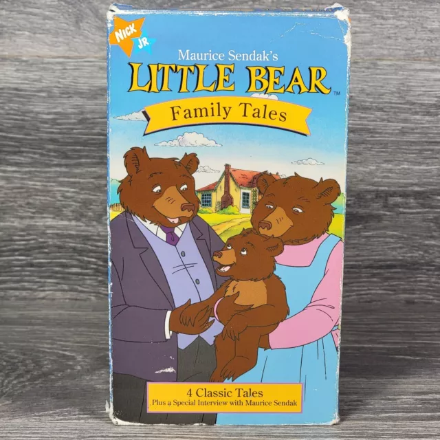 LITTLE BEAR VHS Tape Lot x2 Family Tales & Sherlock Movie Nick Jr ...