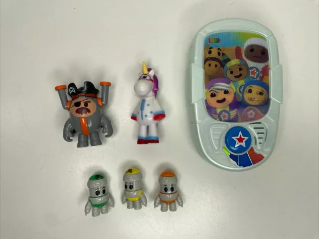 GO JETTERS FIGURES Set Ubercorn Souvenir Selfie Cbeebies Glitch grimbot ...