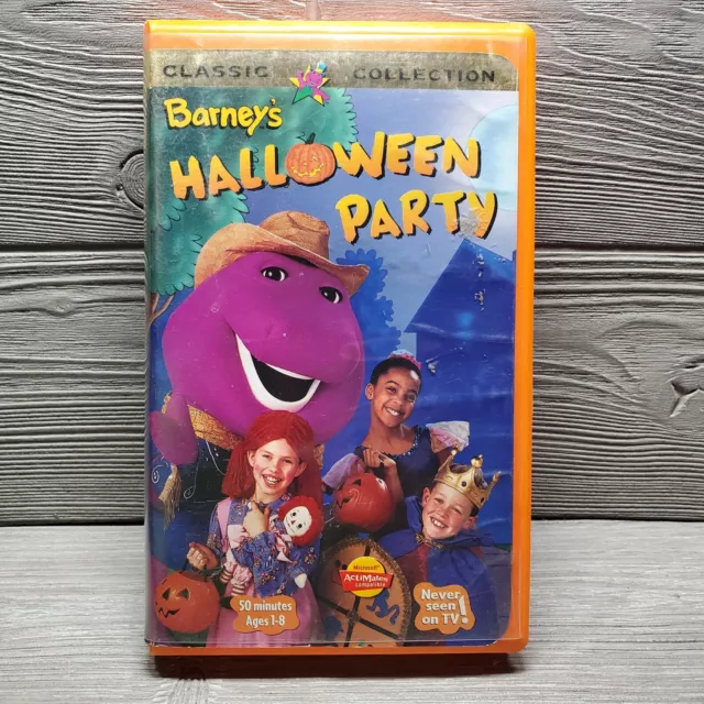 BARNEY - BARNEYS Halloween Party (VHS, 1998) £9.32 - PicClick UK