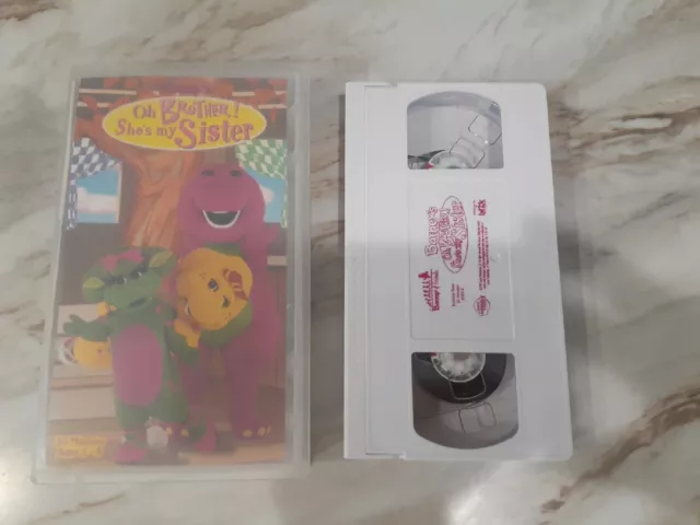 BARNEY VHS OH Brother! She’s My Sister Vintage 1998 VHS EUR 9,20 ...