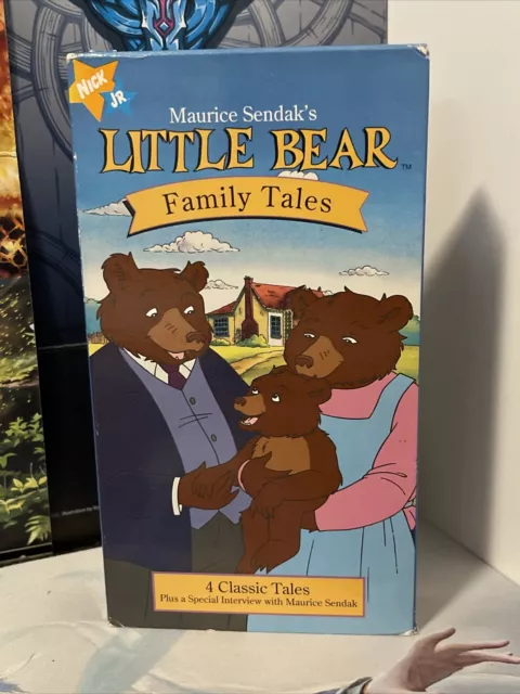 NICK JR LITTLE Bear VHS Family Tales Vintage 1997 4 Classic Tales ...