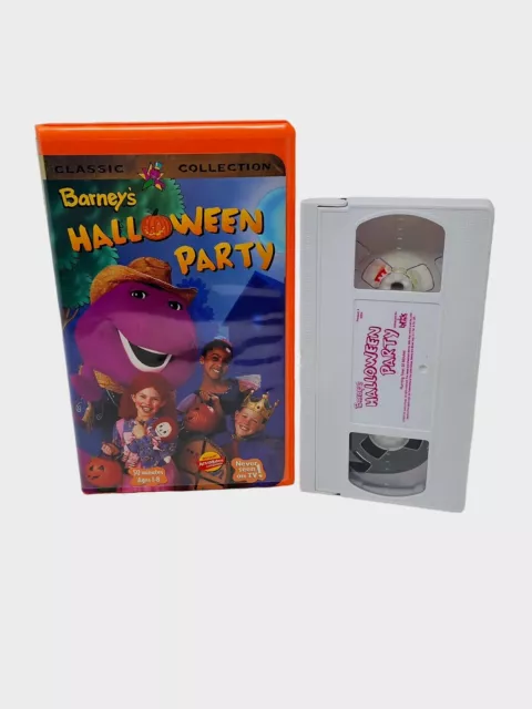 BARNEY GOLD CLASSIC Collection Barneys Halloween Party VHS 1998 Sing ...