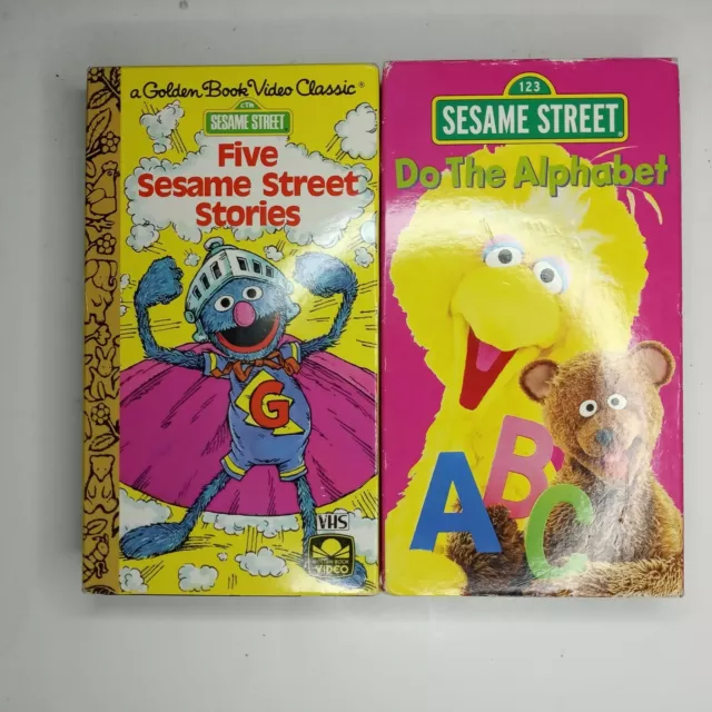 SESAME STREET DO THE ALPHABET VHS VIDEO 1996 & Five sesame street ...