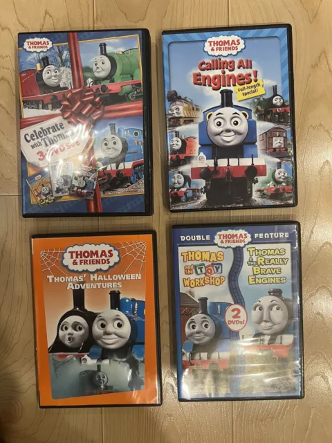 THOMAS & FRIENDS Thomas The Tank Engine DVD Lot Halloween, Toy Workshop ...