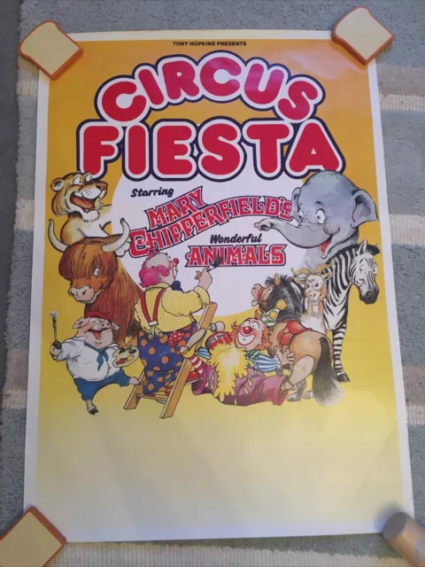 VINTAGE CIRCUS Poster - Circus Fiesta Ft Mary Chipperfield’s Wonderful ...