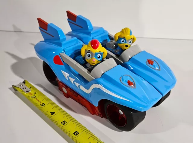 PAW PATROL MIGHTY Twins Power Split Vehicle Super Paws Ella & Tuck ...