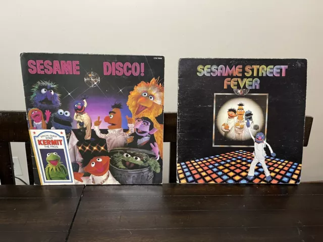 SESAME STREET 12” Records “Sesame Street Fever “ & “Sesame Disco “ $5. ...