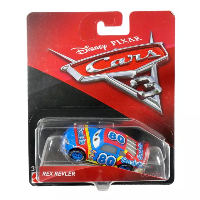 DISNEY PIXAR CARS 3 Rex Revler Die-Cast Vehicle $14.50 - PicClick CA