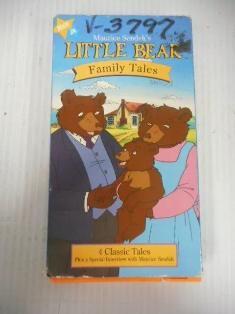 LITTLE BEAR VHS Tape Lot x2 Family Tales & Sherlock Movie Nick Jr ...