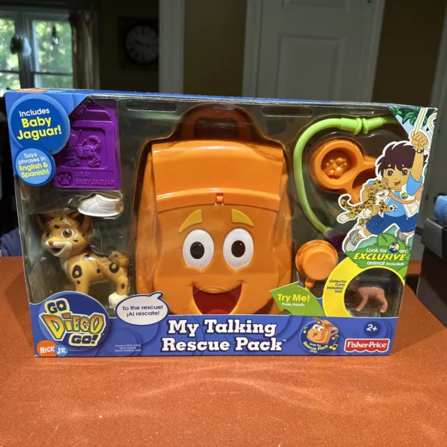 NEW SEALED! 2006 Fisher Price Go Diego Go My Talking Rescue Pack $79.95 ...