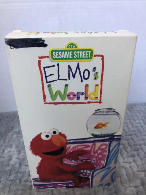 VTG SESAME STREET ELMO’S WORLD Lot of 2: Flowers Bananas & More VHS ...