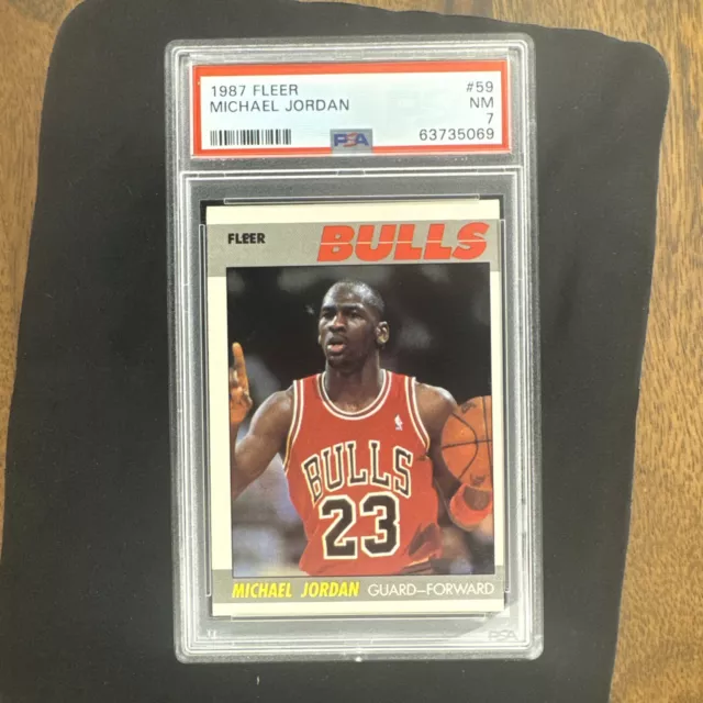 MICHAEL JORDAN 1987 Fleer PSA 7 EUR 233,00 - PicClick FR