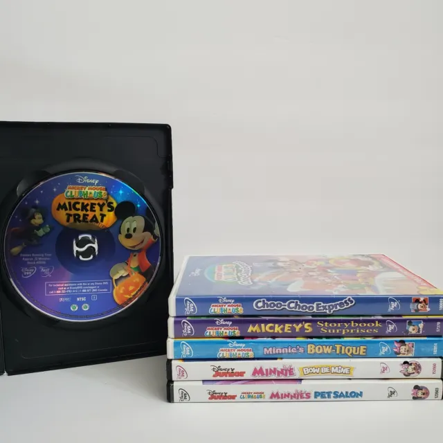 MICKEY MOUSE CLUBHOUSE 6 DVD Collection Walt Disney LOT of 6, Minnie ...