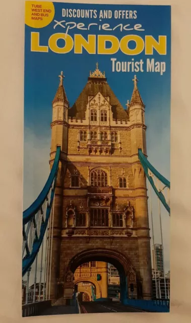 LONDON TOURIST MAP - Tube West End & Bus Maps Inc Discounts for Planet ...