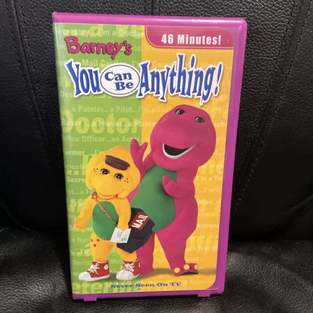 BARNEY'S YOU CAN Be Anything! (2002) VHS - Purple Dinosaur Clamshell ...