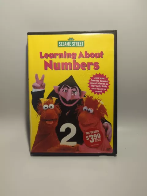 SESAME STREET - Learning About Numbers - DVD - VERY GOOD $1.50 - PicClick