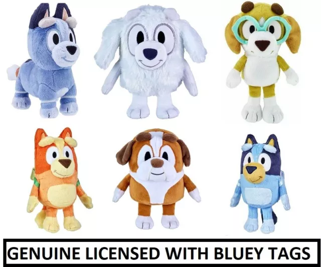 GENUINE BLUEY, BINGO, LILA, CHATTERMAX BOB BILBY WINTON RUSTY MUFFIN ...