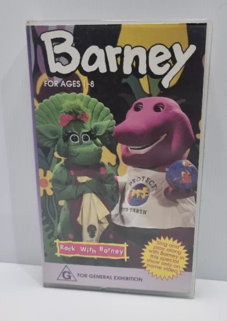 ROCK WITH BARNEY VHS G Rating $14.99 - PicClick AU