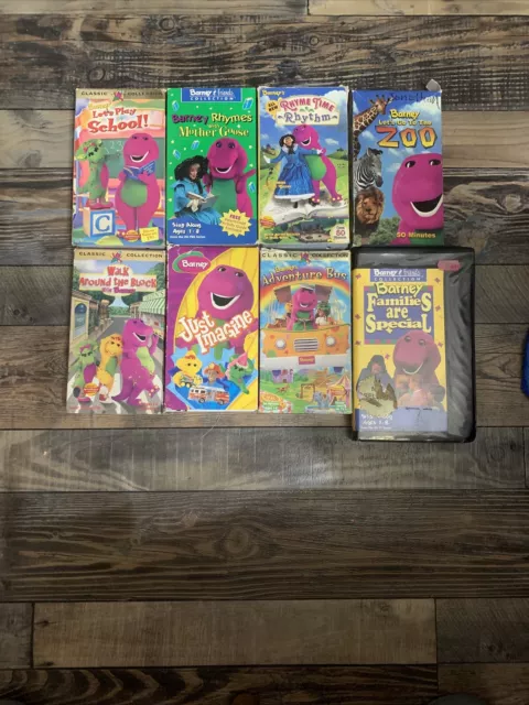 Vintage Barney The Purple Dinosaur X Vhs Video Tape Pal Bulk Picclick ...