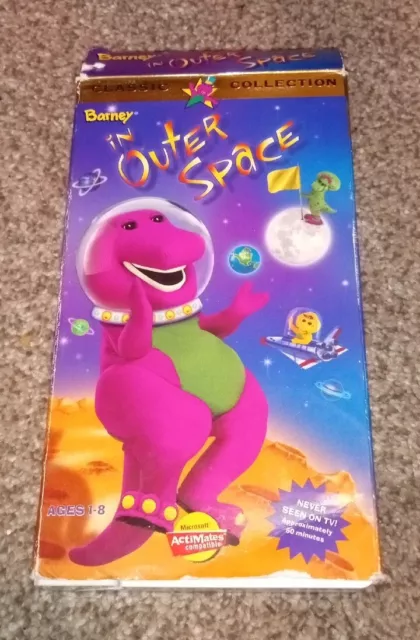 BARNEY FRIENDS IN Outer Space Classic Collection VHS Video Tape ...