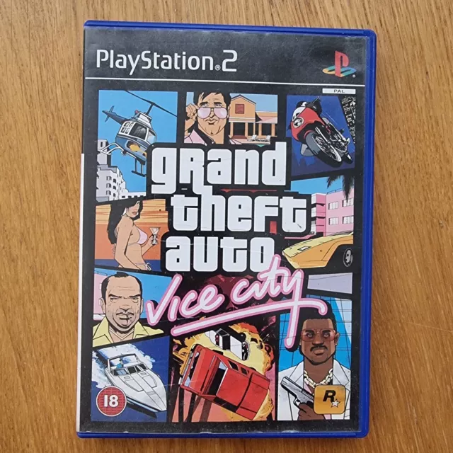 GTA GRAND THEFT Auto Vice City gioco per PS2 PLAYSTATION 2 PAL ITALIANO ...