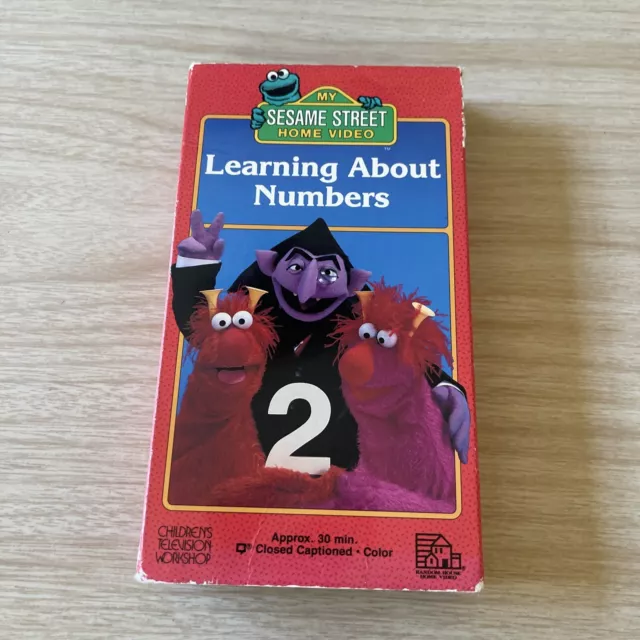 MY SESAME STREET - Learning About Numbers VHS 1986 slip sleeve Home ...