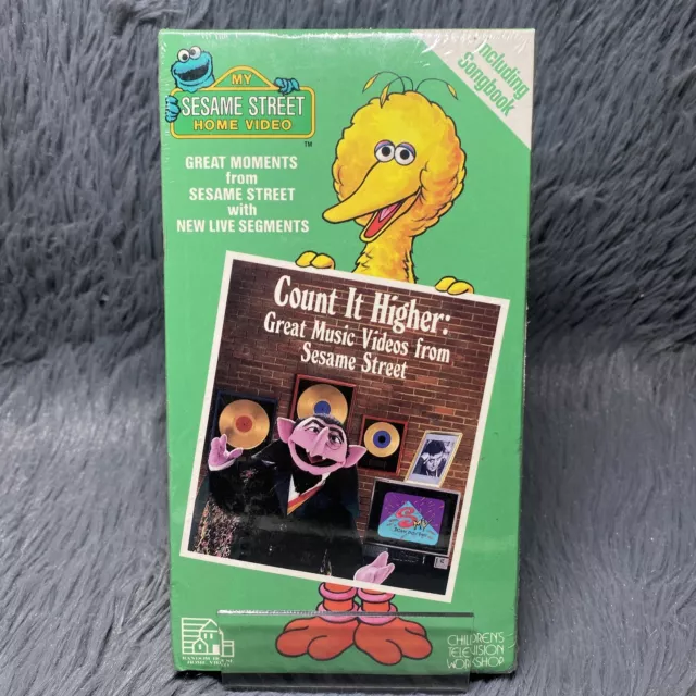 SESAME STREET HOME Video Count It Higher Great Music Videos VHS 1988 ...