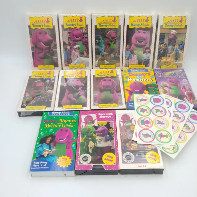 BARNEY & FRIENDS Lot of 13 VHS Tapes - Vintage - 8 Time Life £88.40 ...