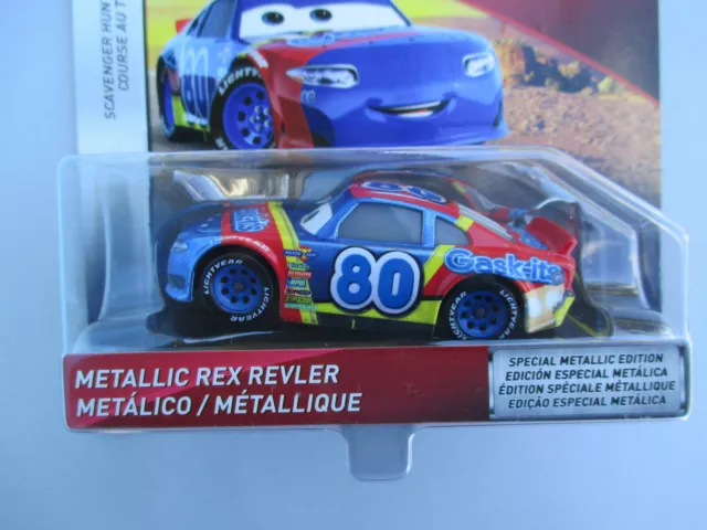 DISNEY PIXAR CARS 3 The Scavenger Hunt *Metallic Rex Revler* #80 ...