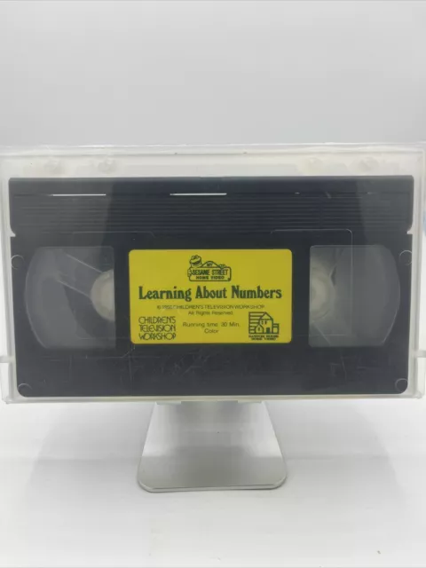 MY SESAME STREET Home Video-Learning About Numbers VHS 1986 Free Ship £ ...